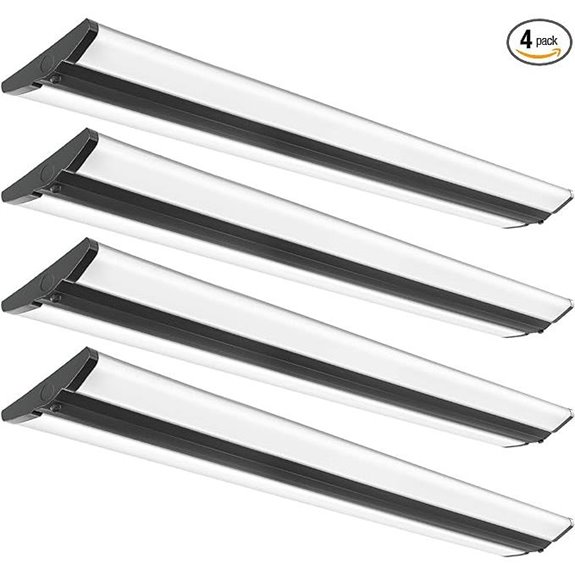 FAITHSAIL 4FT LED Wraparound Light Fixture (4 Pack)