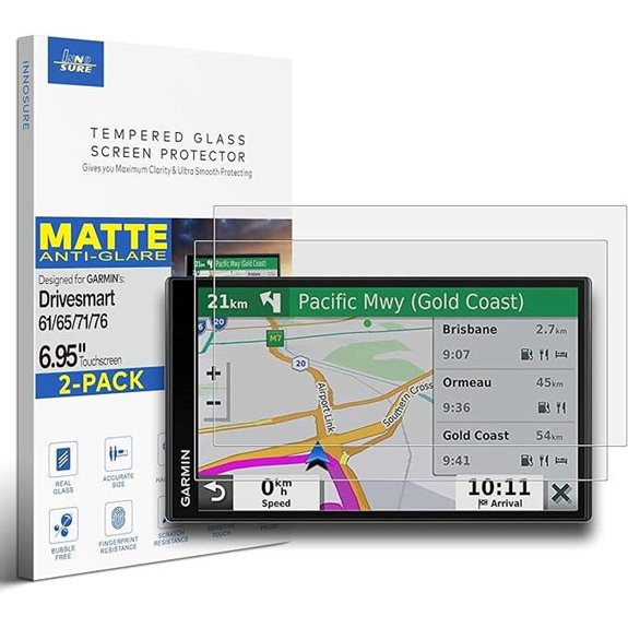 Tempered Glass Screen Protector for Garmin DriveSmart 2-Pack