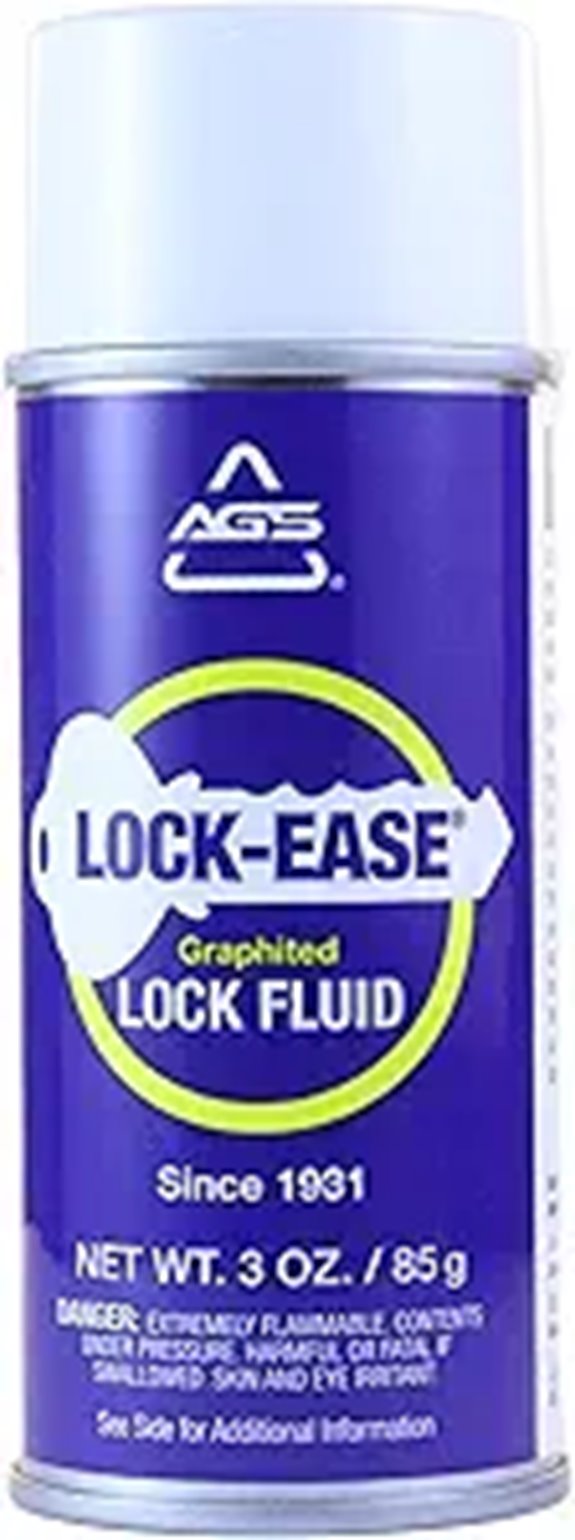 AGS Lock-Ease Graphite Lock Lubricant (3oz Aerosol)