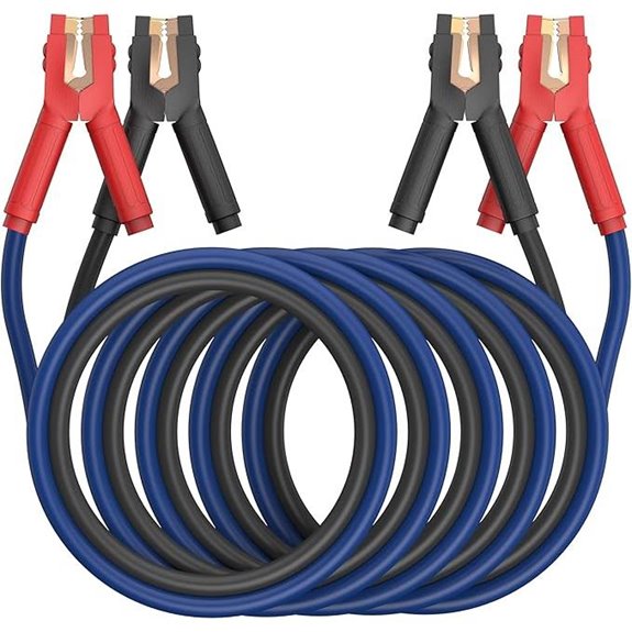 Heavy Duty 0-Gauge Jumper Cables Kit with Accessories
