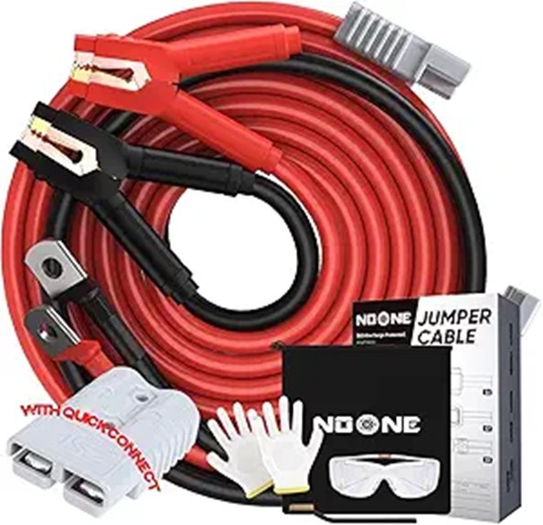 NOONE Heavy Duty Jumper Cables 30FT 1500A