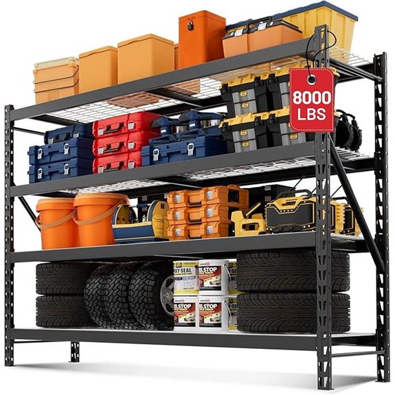WORKPRO 8000LBS Heavy-Duty Adjustable Storage Shelves