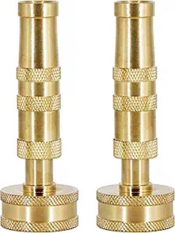 ATDAWN Heavy-Duty Brass Hose Nozzle (2 Pack)