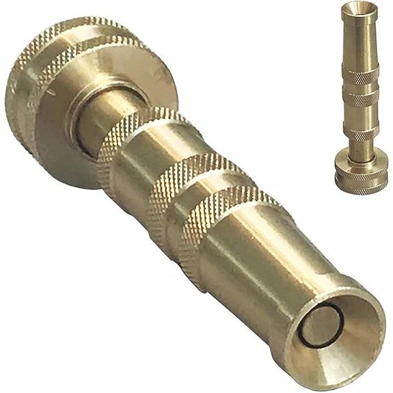 High Pressure Brass Hose Nozzle for Garden Hoses
