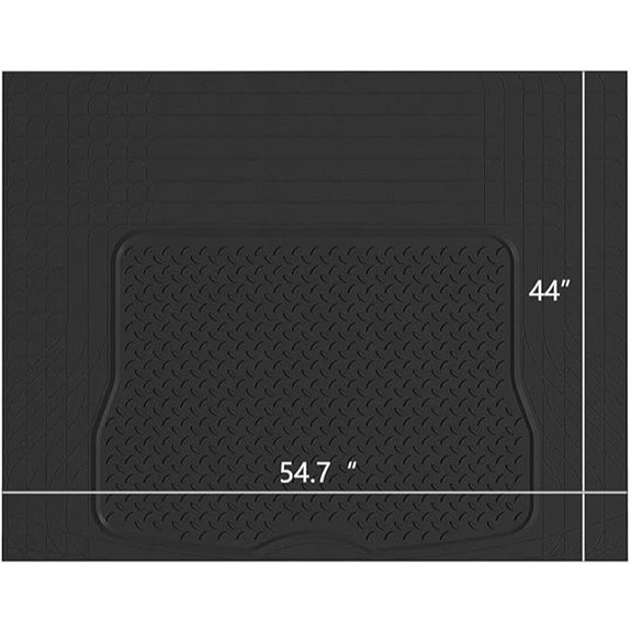 PIC AUTO Heavy Duty Rubber Trunk Cargo Liner