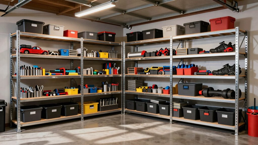 heavy duty garage shelving