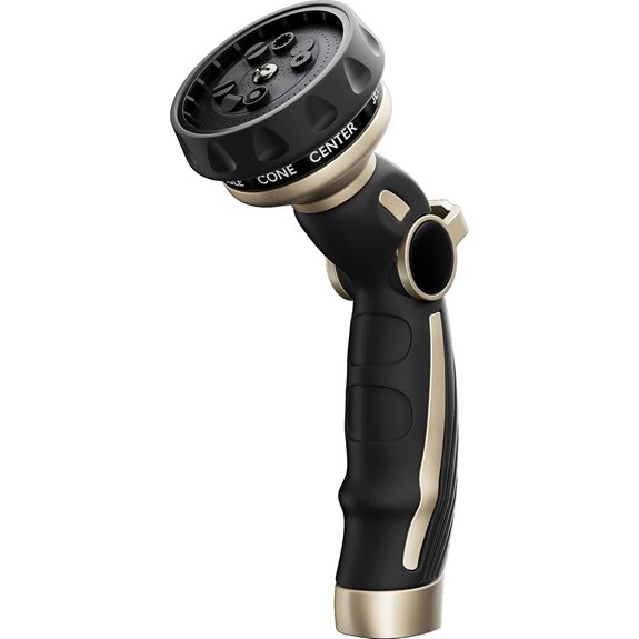 RESTMO Heavy Duty Hose Nozzle with 9 Spray Patterns