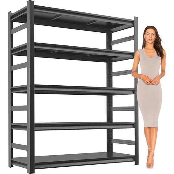 Metal Garage Shelving Unit 5-Tier Heavy Duty