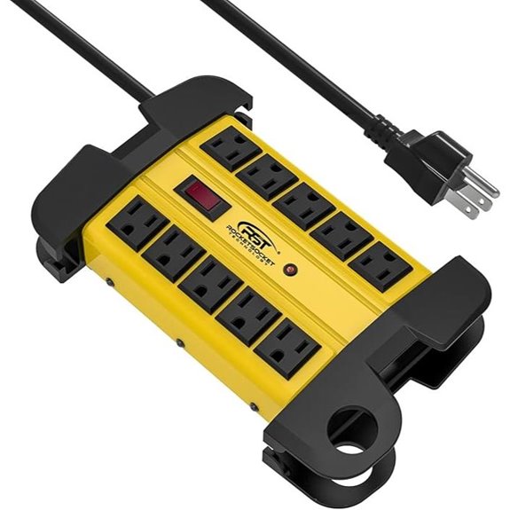 CRST Heavy Duty 10-Outlet Surge Protector Power Strip