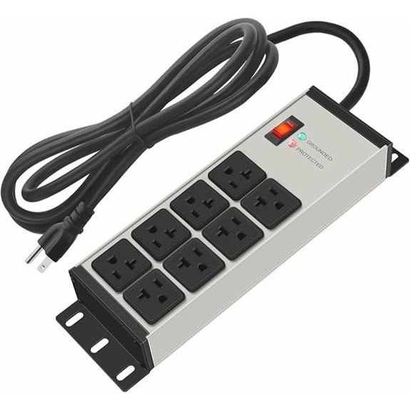 CCCEI Heavy Duty Power Strip Surge Protector 20 AMP