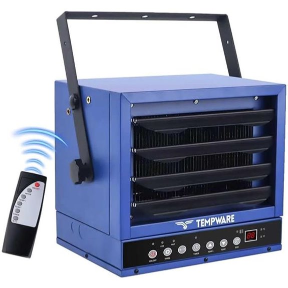 7500W Electric Garage Heater with Remote Control