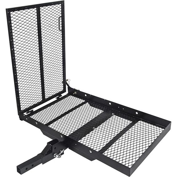 ECOTRIC 46x27 Hitch Cargo Carrier with Ramp