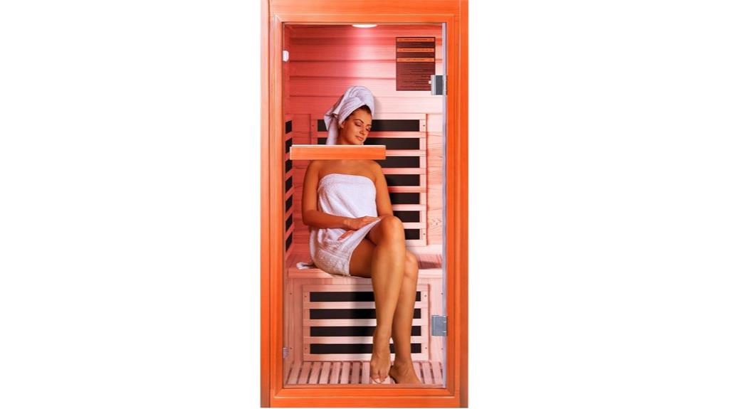 home wooden infrared sauna
