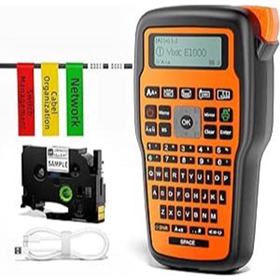 Vixic Industrial Label Maker Machine with Tape