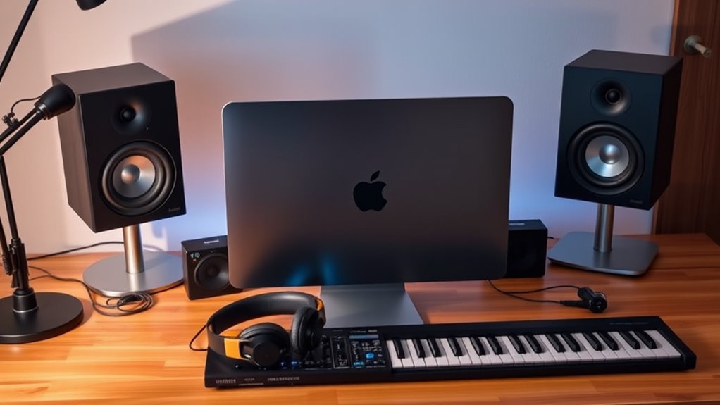 key audio production features