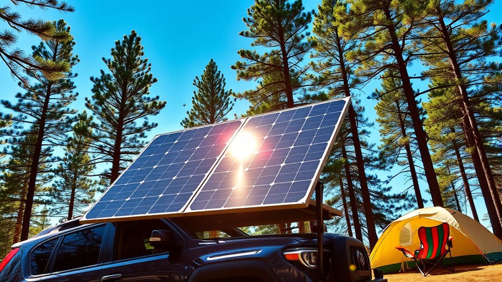 key camping solar features