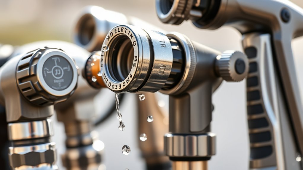 key hose nozzle features