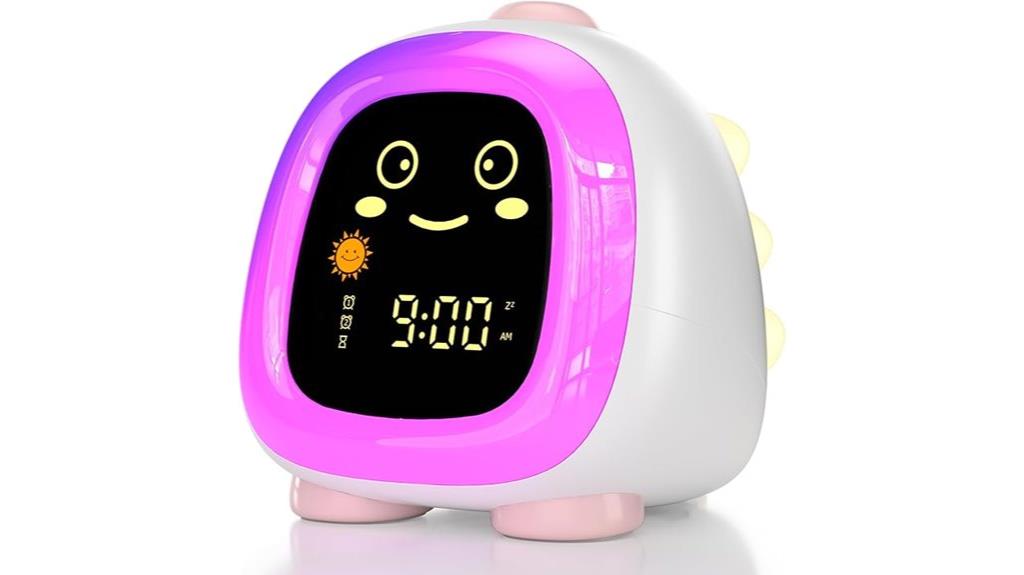 kids clock with nightlight