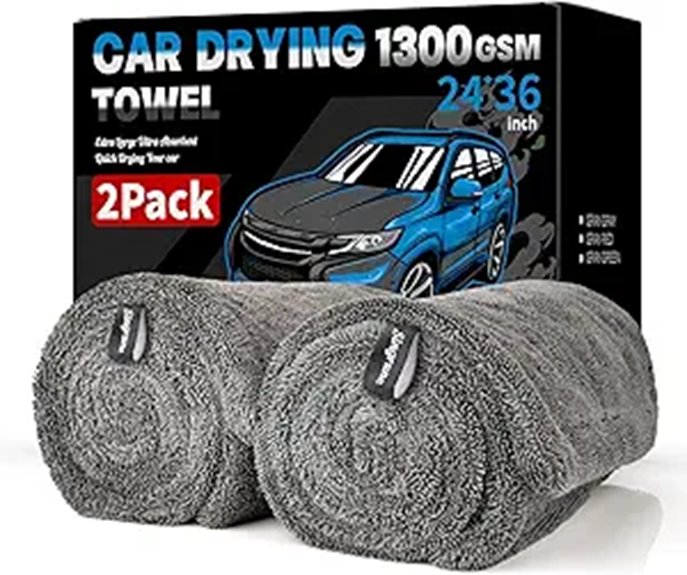2 Pack XL Car Drying Towels 24