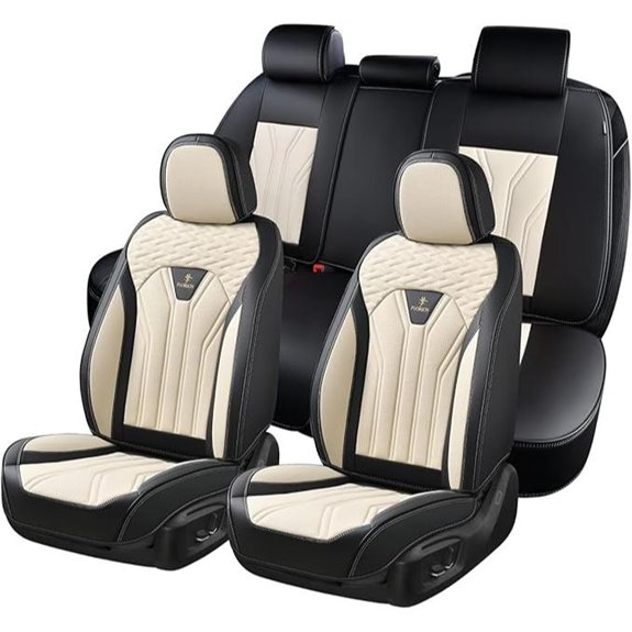 FLORICH Leather Seat Covers Full Set for Cars