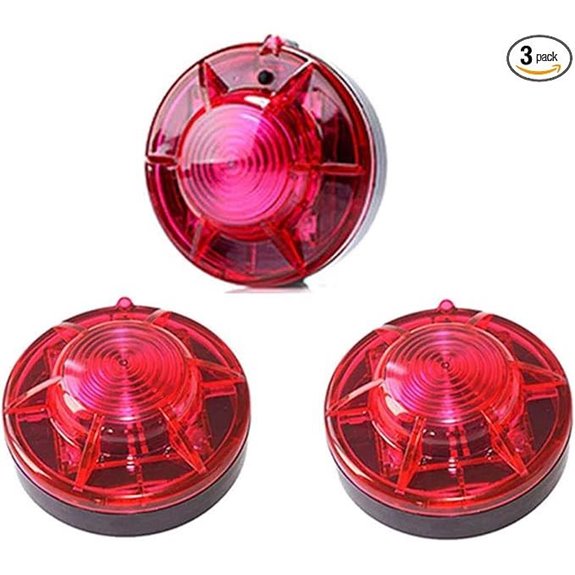 3 Pack LED Road Flares with Magnetic Base