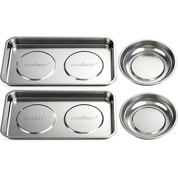 HORUSDY 4-Piece Magnetic Parts Tray Set