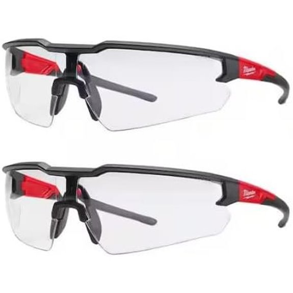 Milwaukee Anti-Fog Safety Glasses (Clear Lens 2-Pack)