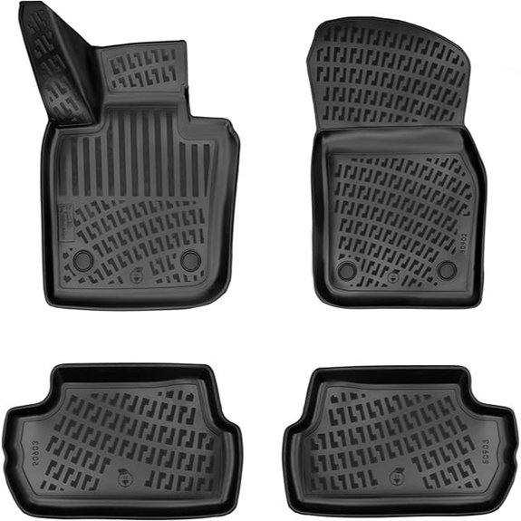 Custom Fit Rubber Floor Mats for Mini Hardtop & Cooper SE