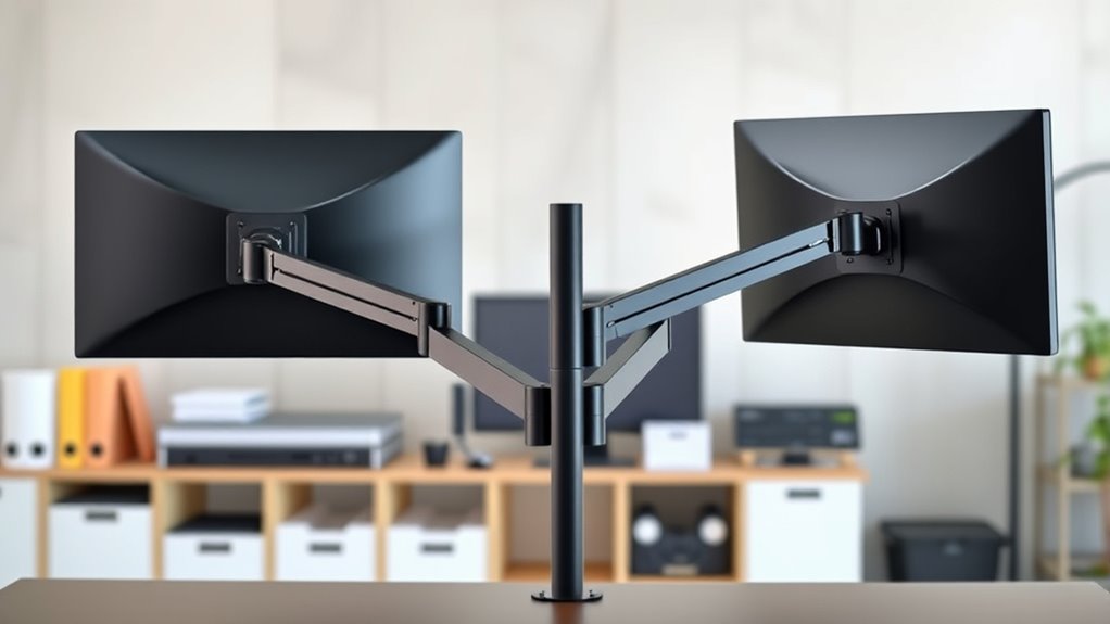 monitor arms compatibility and features
