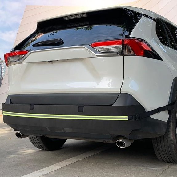 Rear Bumper Guards with Reflector for Night Safety