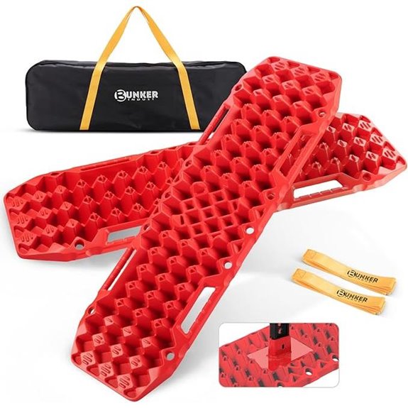 BUNKER INDUST Off-Road Traction Boards with Jack Base