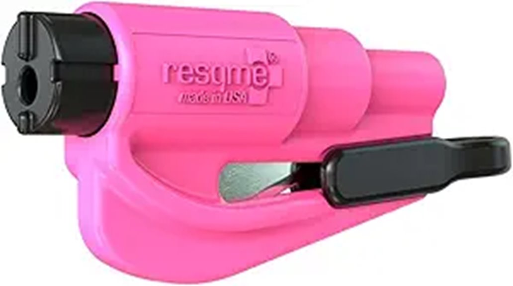 resqme Emergency Keychain Car Escape Tool - Pink
