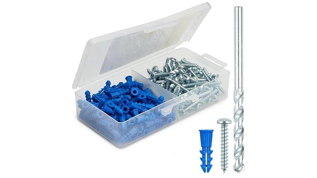 plastic drywall anchor kit