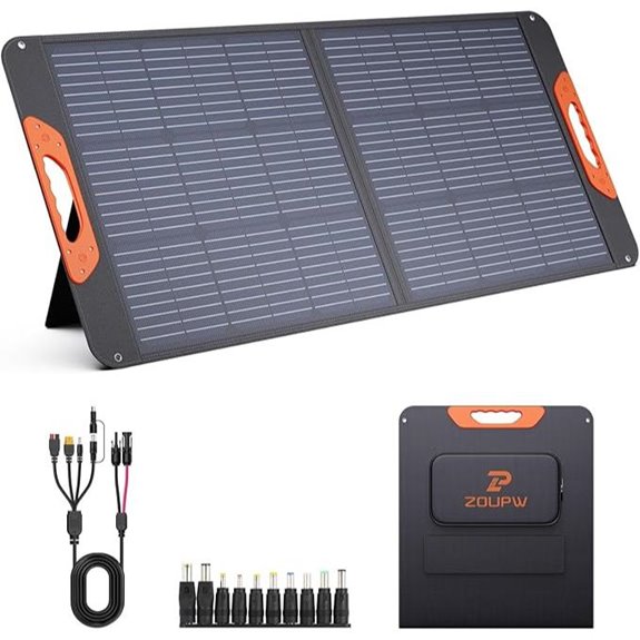 100W Portable Foldable Solar Panel Charger