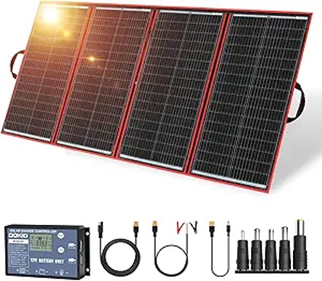 DOKIO 300W Portable Foldable Solar Panel Kit
