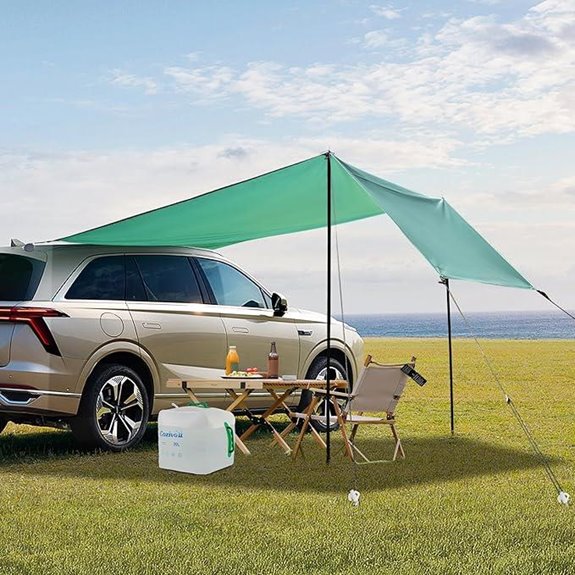 Portable Car Awning for Camping and Beach