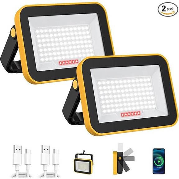 T-SUN Rechargeable Portable Work Light (2 Packs)
