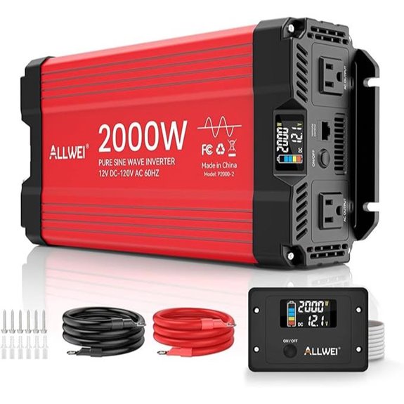 ALLWEI 2000W Pure Sine Wave Inverter