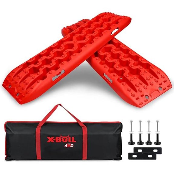 X-BULL Recovery Traction Tracks for 4WD (Red)