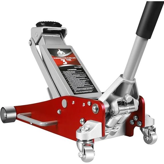 3 Ton Low Profile Racing Floor Jack (Red)