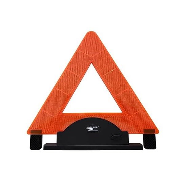 Lumen Wand Reflective Warning Triangle with LED Lights