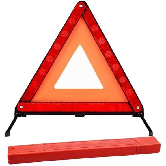 Reflective Triple Triangle Emergency Car Warning Sign