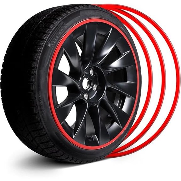 Automotive Alloy Wheel Rim Protectors Set of 4