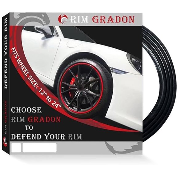 4-Pack Alloy Rim Protectors for Car Wheels