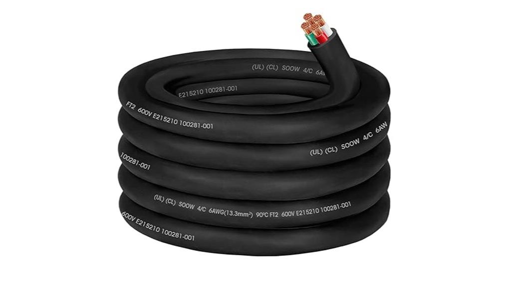 six four awg power cable