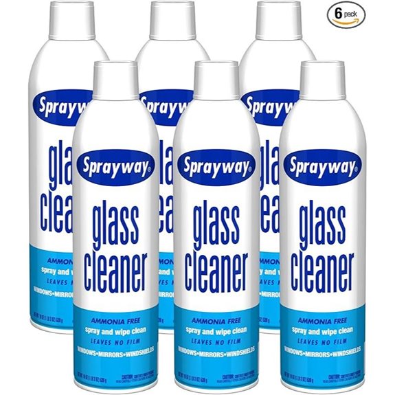 Sprayway Glass Cleaner with Foaming Spray (Pack of 6)