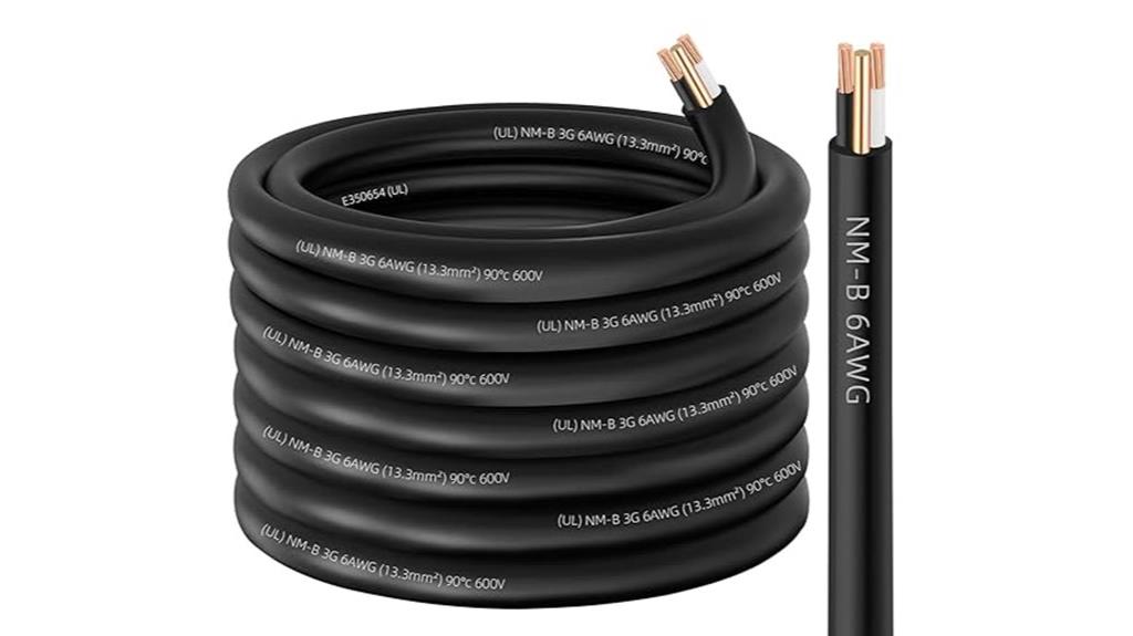 six second 50 foot cable