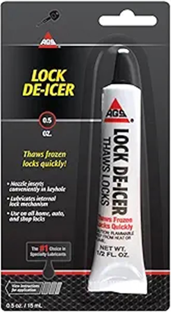 AGS MZ-1 Lock De-Icer Lubricant 1/2 oz