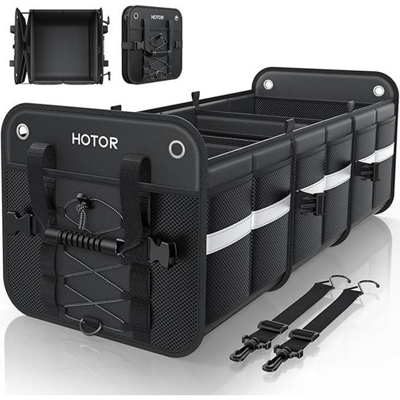 HOTOR Trunk Organizer for SUV and Car Storage