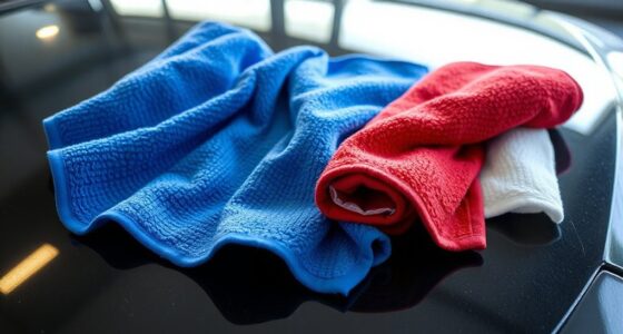 top car drying towels
